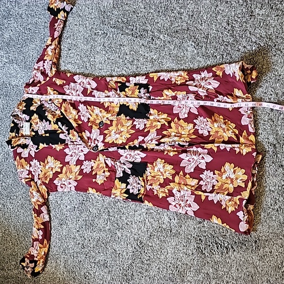 STUNNING FREE PEOPLE NIYA FLORAL PRINT DUSTER - Picture 7 of 12